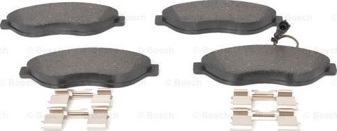 BOSCH 0 986 494 591 - Комплект спирачно феродо, дискови спирачки vvparts.bg