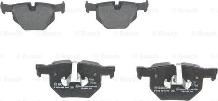 BOSCH 0 986 494 540 - Комплект спирачно феродо, дискови спирачки vvparts.bg