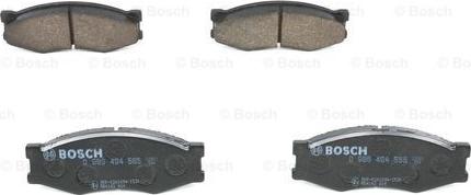 BOSCH 0 986 494 565 - Комплект спирачно феродо, дискови спирачки vvparts.bg