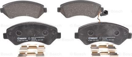 BOSCH 0 986 494 589 - Комплект спирачно феродо, дискови спирачки vvparts.bg