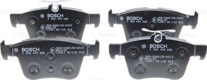 BOSCH 0 986 494 658 - Комплект спирачно феродо, дискови спирачки vvparts.bg