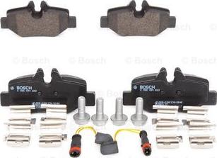 BOSCH 0 986 494 603 - Комплект спирачно феродо, дискови спирачки vvparts.bg