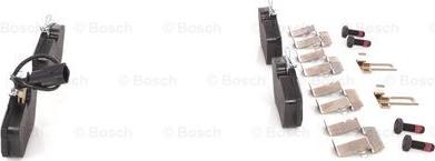 BOSCH 0 986 494 619 - Комплект спирачно феродо, дискови спирачки vvparts.bg