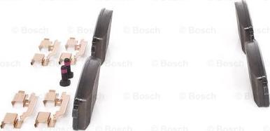 BOSCH 0 986 494 612 - Комплект спирачно феродо, дискови спирачки vvparts.bg