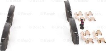 BOSCH 0 986 494 612 - Комплект спирачно феродо, дискови спирачки vvparts.bg