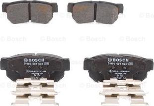 BOSCH 0 986 494 635 - Комплект спирачно феродо, дискови спирачки vvparts.bg