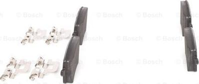 BOSCH 0 986 494 637 - Комплект спирачно феродо, дискови спирачки vvparts.bg