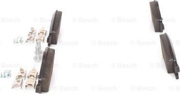 BOSCH 0 986 494 625 - Комплект спирачно феродо, дискови спирачки vvparts.bg