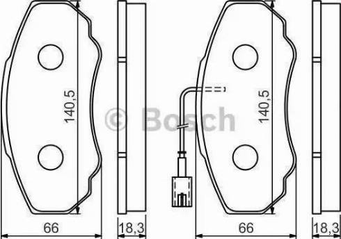 Remsa 96001 - Комплект спирачно феродо, дискови спирачки vvparts.bg