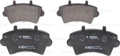 BOSCH 0 986 494 031 - Комплект спирачно феродо, дискови спирачки vvparts.bg