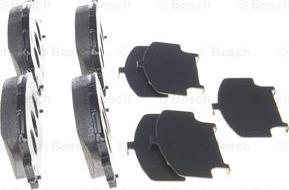 BOSCH 0 986 494 198 - Комплект спирачно феродо, дискови спирачки vvparts.bg