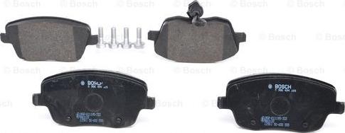 BOSCH 0 986 494 105 - Комплект спирачно феродо, дискови спирачки vvparts.bg