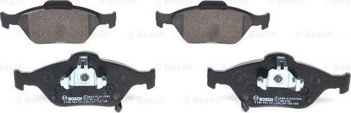 BOSCH 0 986 494 101 - Комплект спирачно феродо, дискови спирачки vvparts.bg