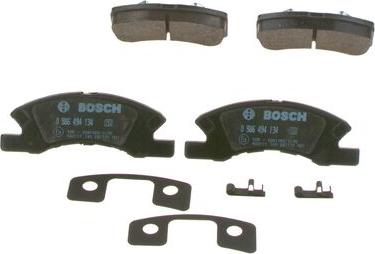 BOSCH 0 986 494 134 - Комплект спирачно феродо, дискови спирачки vvparts.bg