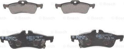 BOSCH 0 986 494 130 - Комплект спирачно феродо, дискови спирачки vvparts.bg