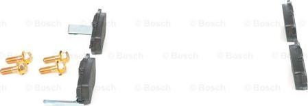 BOSCH 0 986 494 392 - Комплект спирачно феродо, дискови спирачки vvparts.bg