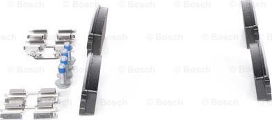 BOSCH 0 986 494 384 - Комплект спирачно феродо, дискови спирачки vvparts.bg