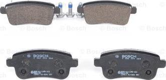 BOSCH 0 986 494 384 - Комплект спирачно феродо, дискови спирачки vvparts.bg