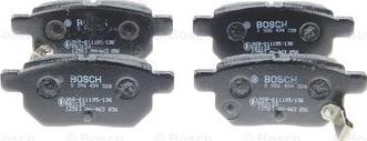 BOSCH 0 986 494 328 - Комплект спирачно феродо, дискови спирачки vvparts.bg