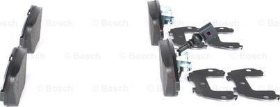 BOSCH 0 986 494 372 - Комплект спирачно феродо, дискови спирачки vvparts.bg