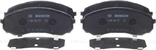 BOSCH 0 986 494 377 - Комплект спирачно феродо, дискови спирачки vvparts.bg