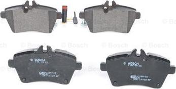 BOSCH 0 986 494 290 - Комплект спирачно феродо, дискови спирачки vvparts.bg