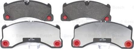 BOSCH 0 986 494 206 - Комплект спирачно феродо, дискови спирачки vvparts.bg