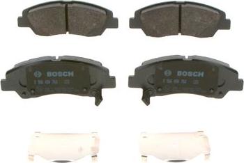 BOSCH 0 986 494 760 - Комплект спирачно феродо, дискови спирачки vvparts.bg