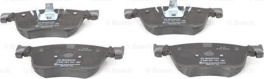 BOSCH 0 986 494 703 - Комплект спирачно феродо, дискови спирачки vvparts.bg