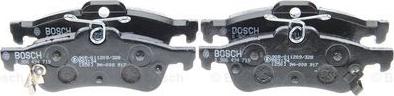 BOSCH 0 986 494 719 - Комплект спирачно феродо, дискови спирачки vvparts.bg