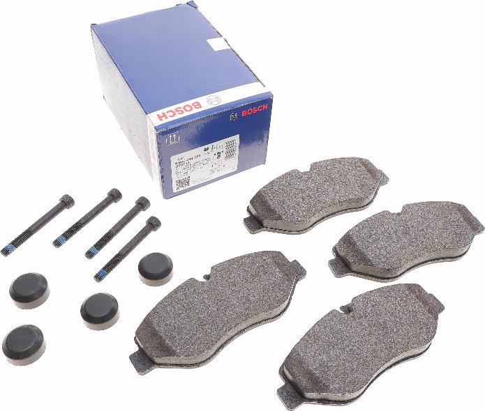 BOSCH 0 986 494 728 - Комплект спирачно феродо, дискови спирачки vvparts.bg