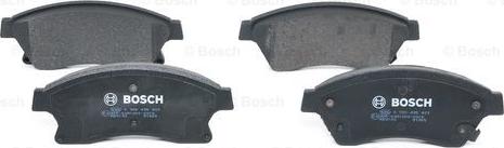 BOSCH 0 986 495 423 - Комплект спирачно феродо, дискови спирачки vvparts.bg