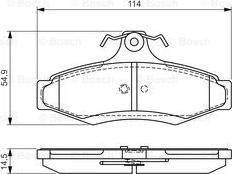 VAG 4K0698151AE - Комплект спирачно феродо, дискови спирачки vvparts.bg