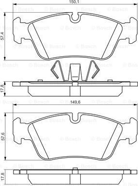 CAR SBB1632 - Комплект спирачно феродо, дискови спирачки vvparts.bg