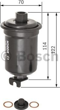 BOSCH 0 986 450 604 - Горивен филтър vvparts.bg