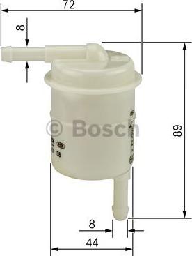 BOSCH 0 986 450 009 - Горивен филтър vvparts.bg