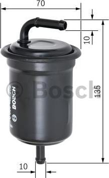 BOSCH 0 986 450 106 - Горивен филтър vvparts.bg