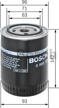 BOSCH 0 986 452 400 - Маслен филтър vvparts.bg