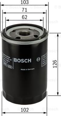 BOSCH 0 986 452 042 - Маслен филтър vvparts.bg