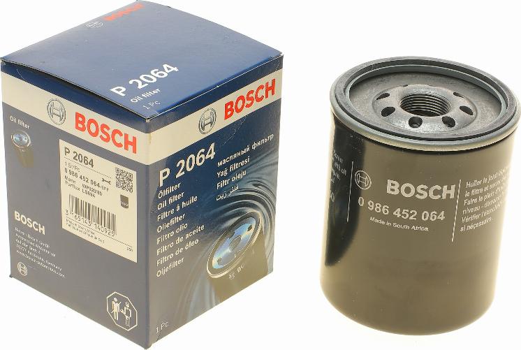 BOSCH 0 986 452 064 - Маслен филтър vvparts.bg