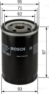 BOSCH 0 986 452 003 - Маслен филтър vvparts.bg