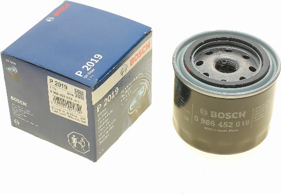 BOSCH 0 986 452 019 - Маслен филтър vvparts.bg