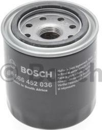 BOSCH 0 986 452 036 - Маслен филтър vvparts.bg