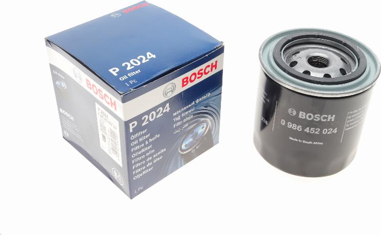 BOSCH 0 986 452 024 - Маслен филтър vvparts.bg