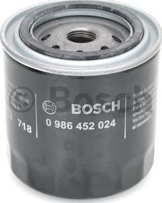 BOSCH 0 986 452 024 - Маслен филтър vvparts.bg