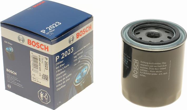 BOSCH 0 986 452 023 - Маслен филтър vvparts.bg