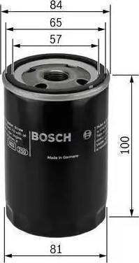 BOSCH 0 986 452 929 - Маслен филтър vvparts.bg