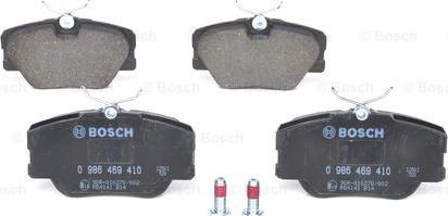 BOSCH 0 986 469 410 - Комплект спирачно феродо, дискови спирачки vvparts.bg