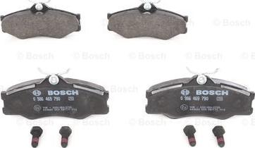 BOSCH 0 986 469 790 - Комплект спирачно феродо, дискови спирачки vvparts.bg