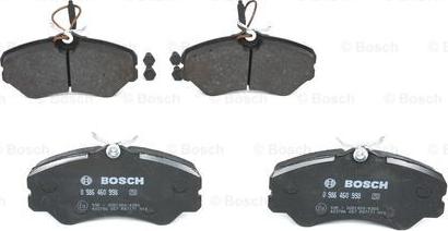 BOSCH 0 986 460 998 - Комплект спирачно феродо, дискови спирачки vvparts.bg